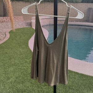 Anthropologie Olive Camisole Top